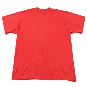 Vintage Fashion Gear Blank T Shirt USA Made Red Adult XL 48-50 Crew Neck